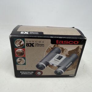 Tasco Sonoma 8x25 Compact Binoculars With Case SN825 New Open Box